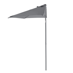 Parasol półokrągły GoodHome Carambole szary