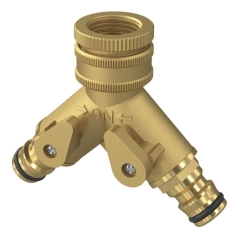 Przyłącze kranowe GoodHome Y 1/2"-3/4"