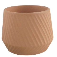 Doniczka terakota GoodHome 6 cm paski skośne