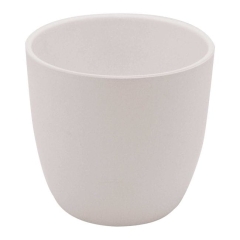 Osłonka doniczki GoodHome Emi 11 cm biała
