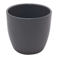 Osłonka doniczki GoodHome Emi 17 cm szara