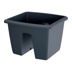 Doniczka Respana Railing antracyt 29cm
