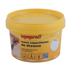 Masa szpachlowa Superprofi do drewna biała 800 g
