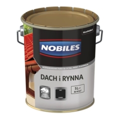 Emalia Nobiles Dach i Rynna czarna 5 l
