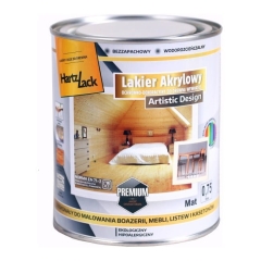 Lakier do drewna HartzLack akryl matowy 0,75 l