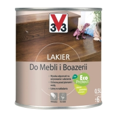 Lakier do mebli V33 dąb rustykalny połysk 0,5 l