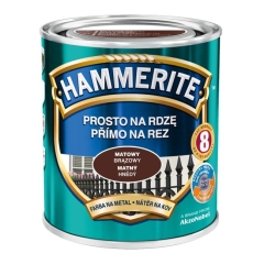 Farba do metalu Na Rdzę matowy brązowy 0,25 l