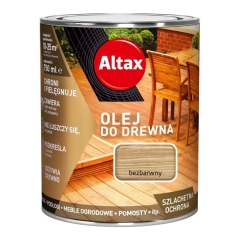 Olej do drewna Altax bezbarwny 0,75 l