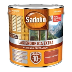 Lakierobejca Sadolin Extra szwedzka czerwień 2,5 l