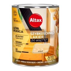 Lakier szybkoschnący Altax bezbarwny połysk 0,75 l