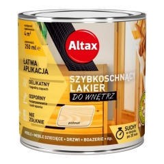 Lakier szybkoschnący Altax bezbarwny półmat 0,25 l