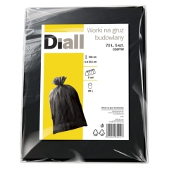 Worki na odpady Diall 70 l 5 szt.