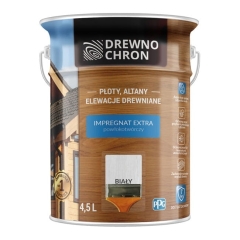 Impregnat Drewnochron Extra biały 4,5 l