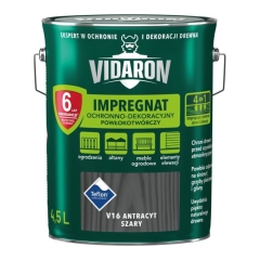 Impregnat do drewna Vidaron antracyt szary 4,5 l