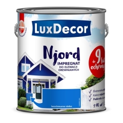 Impregnat do elewacji drewnianych Njord Luxdecor bezchmurne niebo 2,5 l