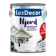 Impregnat do elewacji drewnianych Njord Luxdecor śniegi północy 5 l