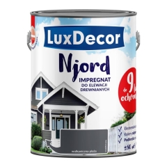 Impregnat do elewacji drewnianych Njord Luxdecor wulkaniczna plaża 5 l