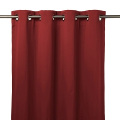 Zasłona zaciemniająca GoodHome Vestris 140 x 260 cm czerwona