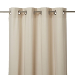 Zasłona GoodHome Hiva 140 x 260 cm beżowa