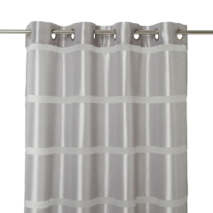 Firana GoodHome Dokkle 140 x 300 cm szara