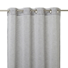 Firana GoodHome Howley 140 x 260 cm szara
