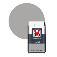Tester farby renowacyjnej V33 szary loft satyna 0,05 l