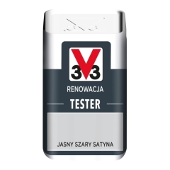 Tester farby renowacyjnej V33 jasny szary satyna 0,05 l