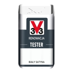 Tester farby renowacyjnej V33 biały satyna 0,05 l