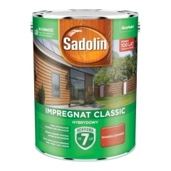 Impregnat do drewna Sadolin Hybrydowy szwedzka czerwień 4,5 l