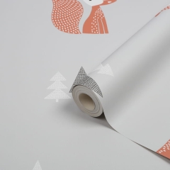 Tapeta papierowa GoodHome Peyote pomarańczowo-szara
