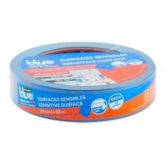 Taśma malarska Scotchblue delikatne powierzchnie 24 mm x 55 m