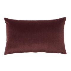 Poduszka GoodHome Valgreta 30 x 50 cm burgundowa