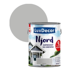 Impregnat do elewacji drewnianych Njord Luxdecor poranny szron 5 l