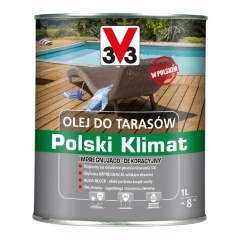 Olej do tarasów V33 bezbarwny 1 l