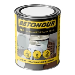 Farba do betonu Betondur Eko szara 0,75 l