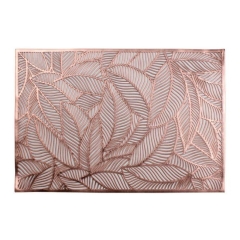 Podkładka na stół Blatt 45 x 30 cm miedziana