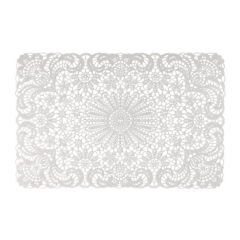 Podkładka na stół Lace 45 x 30 cm biała