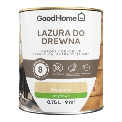 Lazura GoodHome 8 lat bezbarwna 0,75 l