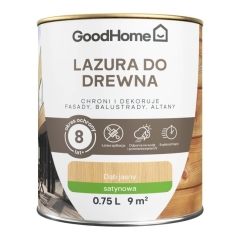 Lazura GoodHome 8 lat jasny dąb 0,75 l