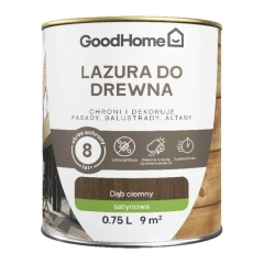 Lazura GoodHome 8 lat dąb ciemny 0,75 l