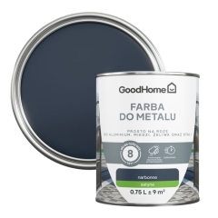 Farba antykorozyjna GoodHome satyna ciemny niebieski 0,75 l