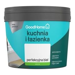 Farba GoodHome Kuchnia i Łazienka biała satynowa 2,5 l
