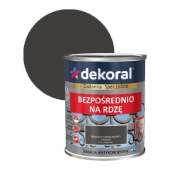 Emalia antykorozyjna Dekoral brąz czekoladowy półmat 0,65 l