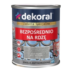 Emalia antykorozyjna Dekoral szaro-srebrny 0,65 l