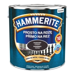 Farba do metalu Hammerite piaskowy czarny 2,5 l