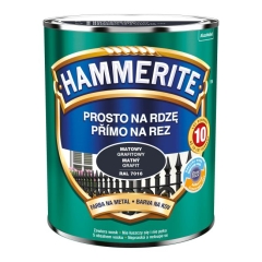 Farba do metalu Hammerite matowy grafitowy 0,7 l