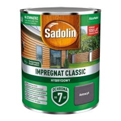 Impregnat do drewna Sadolin Hybrydowy antracyt 0,75 l