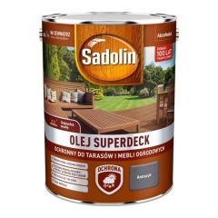 Olej do drewna Sadolin Superdeck antracyt 5 l
