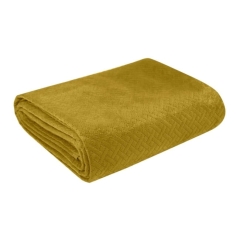 Narzuta Luiz 170 x 210 musztardowa