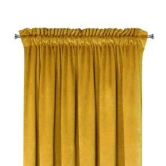 Zasłona Rosa 135 x 300 cm musztardowa